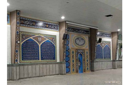 محراب اماده محراب پیش ساخته محراب چوبی محراب ام دی اف ساخت محراب ومنبر تولید کننده محراب وکتیبه - 2