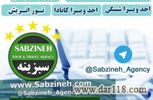 خدمات مسافرتی آژانس سبزینه