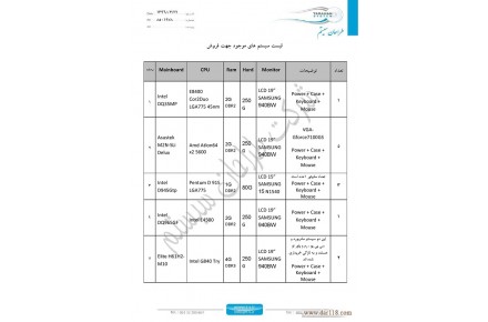 فروش تعدادی کامپیوتر - 2