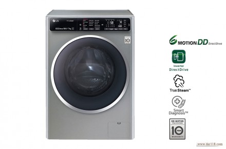 ماشین لباسشویی 10کیلوی ال جی تایتان مدل FH4U1JBHK6N - 2