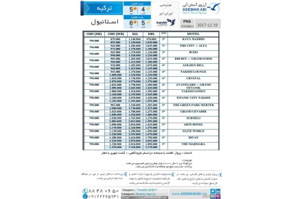 تور استانبول با پرواز ایران ایر - 1