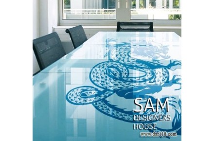 چاپ روی شیشه با طرح دلخواه شما در خانه طراحان سام - 1