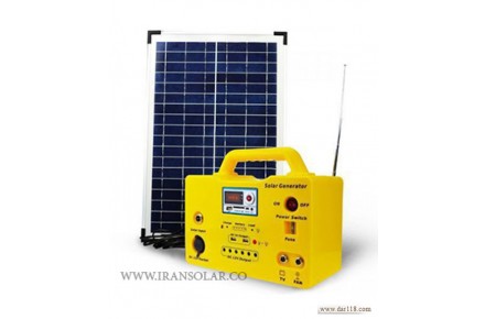 فروش پکیج خورشیدی قابل حمل ۱۰ وات، ۲۰ وات، ۳۰ وات 