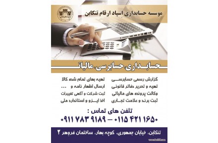 خدمات حسابداری و حسابرسی - 1