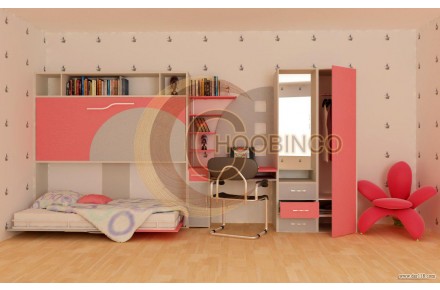 تخت دوطبقه تاشو کمجا چوبینکو - 1