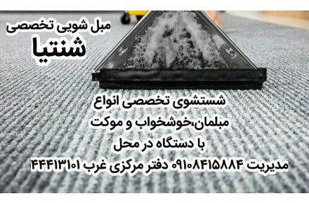 کارخانه قالیشویی و مبل شویی شنتیا