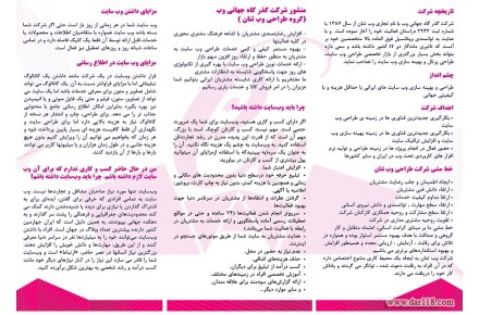 طراحی و پشتیبانی وب سایت های شخصی،شرکتی، فروشگاهی و خبری - 1