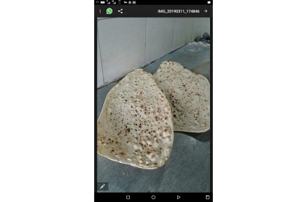 شاطر ماهردرپخت نان تافتون سنتی - 1