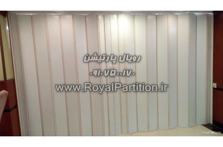 درب آکاردئونی، درب کشویی چوبی، درب ریلی pvc - 2