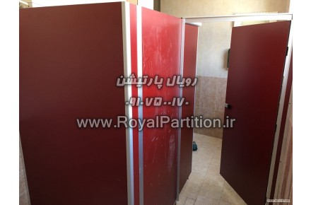 پارتشین ضد آب hpl ، پارتیشن سرویس بهداشتی pvc - 3