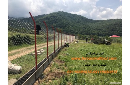 فروش توری و مفتول و سیم خاردار های گالوانیزه گرم هیرکان - 2
