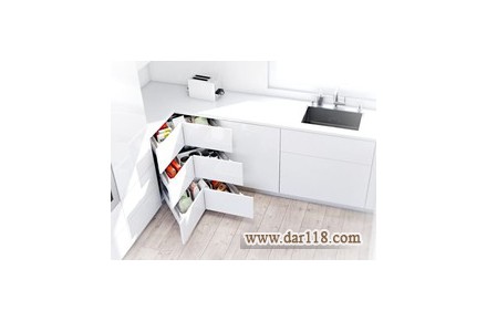  هماهنگی رنگ و جنس تجهیزات در یراق آلات کابینت