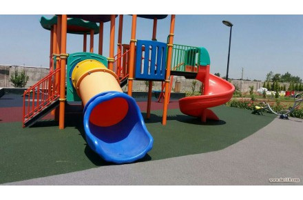 کفپوش لاستیکی یکپارچه پارکی و ورزشی - 1
