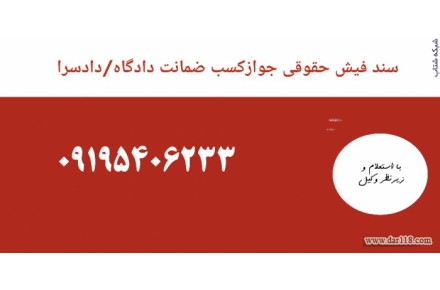 سند،فیش حقوقی،جوازکسب و ضمانت دادگاه - 2
