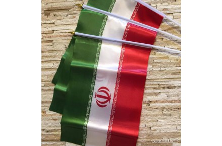 پرچم ایران_ایران پرچم_راهبند_دسته پرچم_پرچم کاغذی - 1