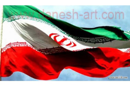پرچم ایران_ایران پرچم_راهبند_دسته پرچم_پرچم کاغذی - 3