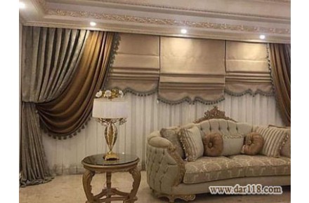 مدل جدید پرده های پذیرایی در بهترین فروشگاه پرده در کرج - 2