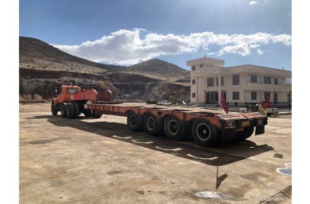  حمل و نقل و جابجایی بار ترافیکی و سنگین مجهز به کمرشکن های 2 محور 3 محور ، 4 محور و طارق 11 محور - 1