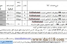 فروش پهنای باند اختصاصی (FullDedicated)