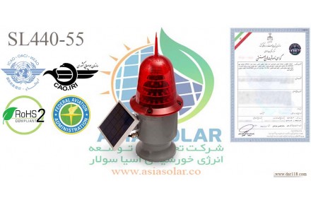 چراغ دکل خورشیدی مدل C440-35 - 1
