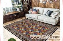 فرش ماشینی طرح عشایری