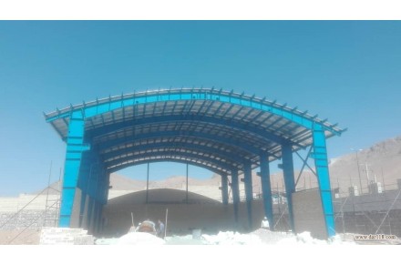 تعمیر و اب بندی ، پوشش سقف سوله تعویض ورق و پشم وشیشه سقف سوله - 1