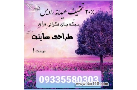 تخفیف عیدانه طراحی سایت رادیس افزار - 1