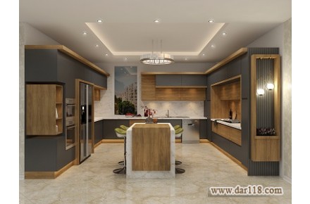 طراحی کابینت مدرن+ نقشه اجرایی رایگان