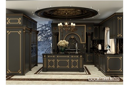 طراحی کابینت کلاسیک+ نقشه اجرایی رایگان - 2