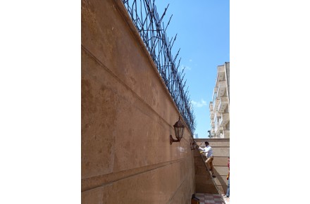 نرده شاخ گوزنی حفاظ روی دیوار - 2