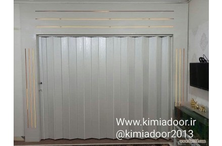 :: درب اکاردئونی چوبی - درب اکاردئونی پی وی سی pvc - 2