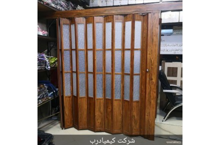 درب آکاردئونی چوبی - درب اکارئونی پی وی سی  - 2
