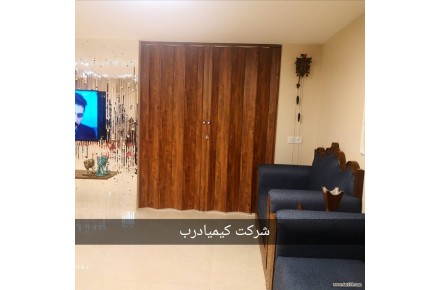 درب آکاردئونی چوبی - درب اکارئونی پی وی سی  - 3