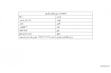 فروش رزین اپوکسی کومهو - 1