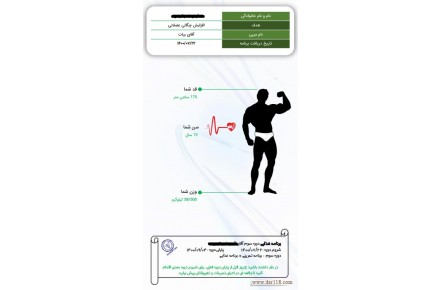 ارائه برنامه بدنسازی - 2