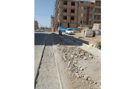 آسفالت کاری جدول بندی زیرسازی قیرگونی ایزوگام - 3
