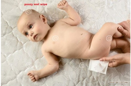دستمال مرطوب پاک کننده کودک پوزی در بسته بندی پاکتی  - تصویر شماره 3