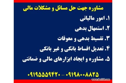 مشاوره جهت حل مسائل و مشکلات مالی - 1