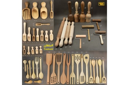 ظروف چوبی خانه و آشپزخانه مجموعه تولیدی توت - 3
