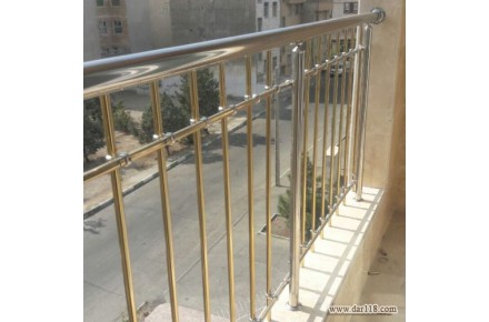 ساخت و نصب انواع نرده استیل،نرده راه پله،حفاظ پنجره،حفاظ بالکن،حفاظ بانکی - 1