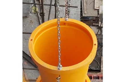 سطل و سیستم شوت یا شوتینگ نخاله ساختمانی