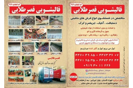 قالیشویی قصر طلایی - 1