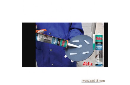 چسب آینه آکفیکس – سیلیکون خنثی AKFIX 900N Neutral Mirror Silicone adhesive - 2