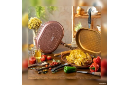گروه کارخانجات صالحی تولیدکننده تابه رژیمی دوطرفه قطعه خام ، چدن دایکستی ضخیم و باکیفیت عالی - 1