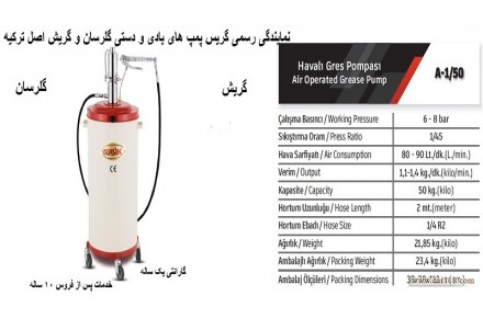 گریس پمپ بادی 