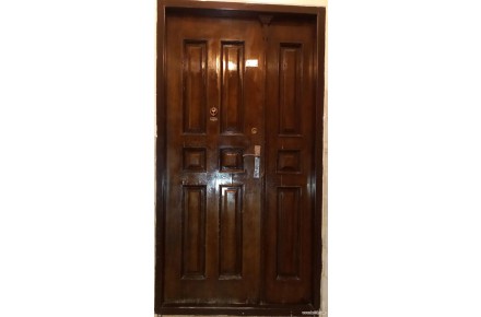 درب آپارتمانی چوبی یک و نیم لنگه(210×110) - 1