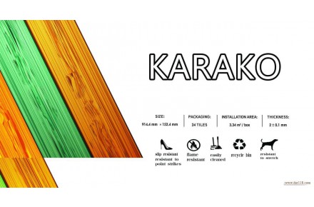 کفپوش پی وی سی کاراکو KARAKO - 1