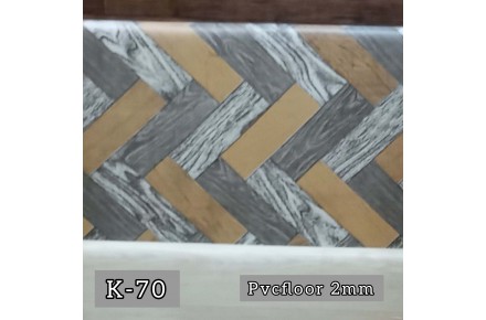 کفپوش pvc رولی 2mm طرح پارکت  - 2