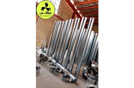 تولید کننده انواع کانال اسپیرال و گرد در شیراز 09177002700 - 1