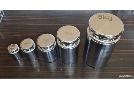 وزنه کالیبراسیون کروم استیل آبکاری شده - 1